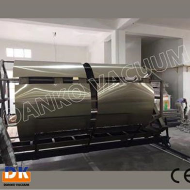 Horizontal PVD coating machine